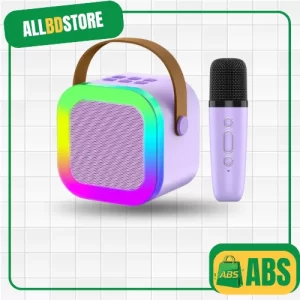 K12 Wireless Karaoke Mic Speaker With RGB LED Light for Kids